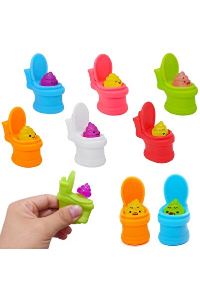 Choice 12 قطعة (6/12 قطعة) كرسي مرحاض قابل للضغط لتخفيف الضغط، مناسب للهالوين...