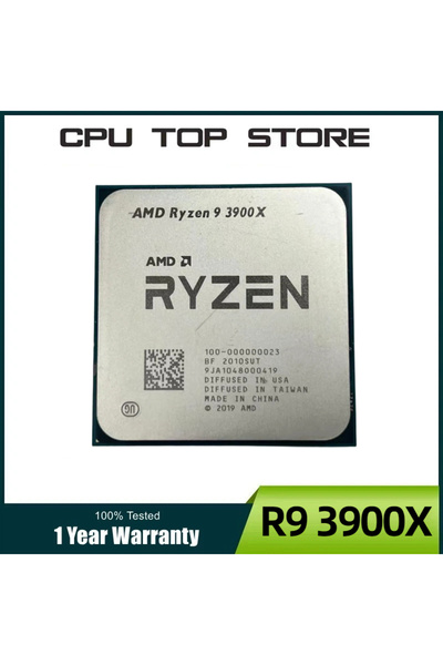 Amd CPU Ryzen 9 R9 3900X processor 3.8GHz 12-Core 24-Thread