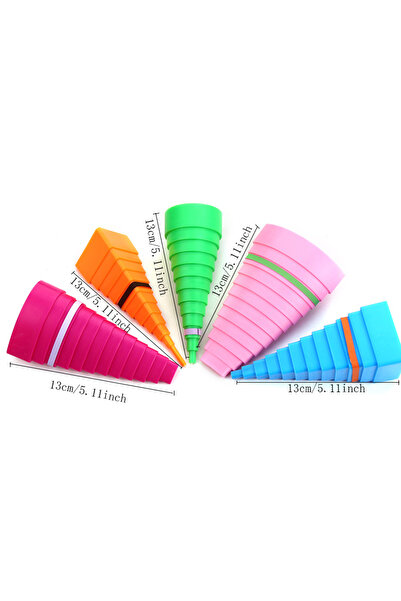 Choice كما هو موضح في الصورة، 5 قطع/مجموعة من حواف لف الورق، وبرج بكرات، وإبد...