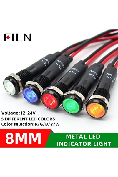 Choice1 لوحة إضاءة LED صغيرة برأس مسطح، بجهد 12-24 فولت، مصنوعة من مادة FILN ...