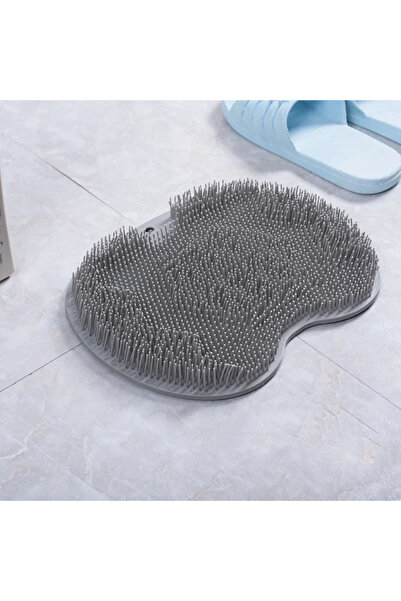 Choice3 مقشر رمادي اللون، أداة تدليك للاستحمام، مكشطة، سجادة حمام مانعة للانز...