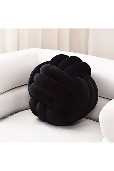 Choice 23x23cm black 1pc Knot Pillow Balls – Round Ball Pillows Decorative Th...