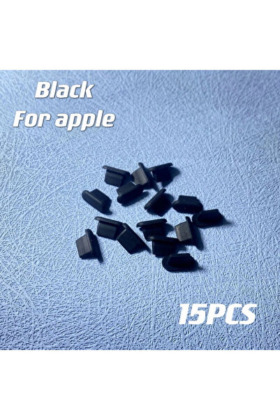 Choice black 15 pcs Silicone Dust Plugs Type C Charging Port Protector Stoppe...