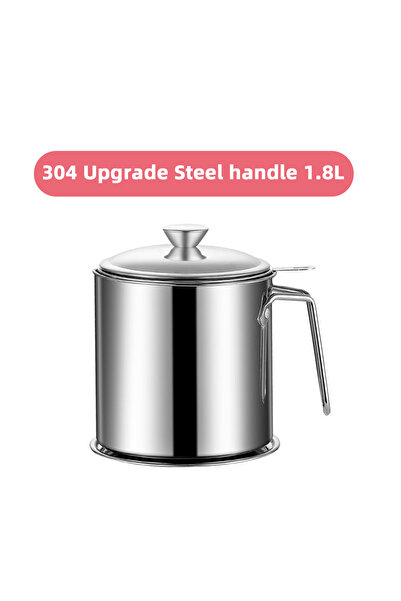 Choice وعاء زيت سعة 1.8 لتر مع مصفاة شبكية دقيقة - B-304، وعاء تخزين زيت، مصا...