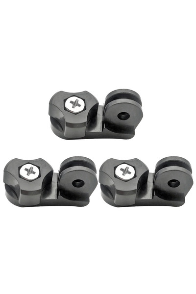 Choice مجموعة من 3 قطع، محول حامل ثلاثي صغير مقاس 1/4 بوصة لكاميرات GoPro Her...