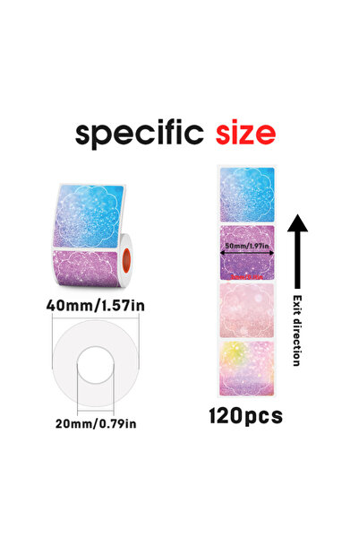 Choice6 ورق طباعة حراري جديد من نوع J-1 من KAYSION، مناسب لهدايا عيد الميلاد،...