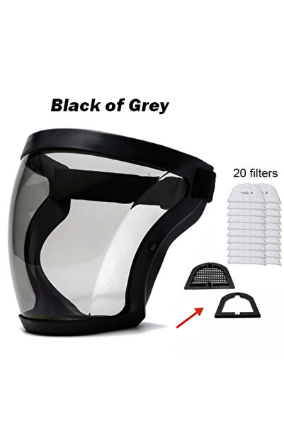 Choice5 طقم نظارات أمان عالية الدقة، قناع وجه كامل شفاف قابل لإعادة الاستخدام...