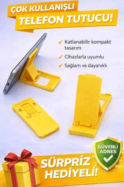 HAYATINIZI KOLAYLAŞTIRIN Katlanabilir Telefon Tutucu Stand – Kompakt Tasarım,...