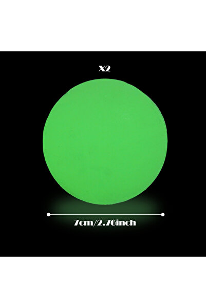 Choice كرات مضغ للكلاب، 7 سم، قطعتان - تضيء في الظلام، متينة لتخفيف آلام التس...