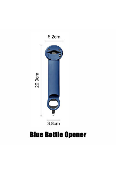 Choice Blue Adjustable Multifunctional Can Opener, Home Jar Opener,Multifunct...