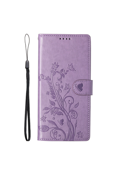 Choice جراب جلدي فاخر قابل للطي باللون البنفسجي لهاتف iPhone 12، موديل DF015،...