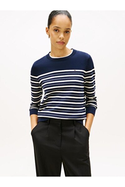 Tommy Hilfiger CO JERSEY STITCH C-NK LS SWT
