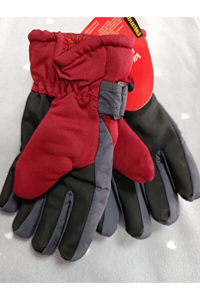Kitti Snow Ski Gloves Waterproof Cold Proof with Reflectors for Ages 4-9