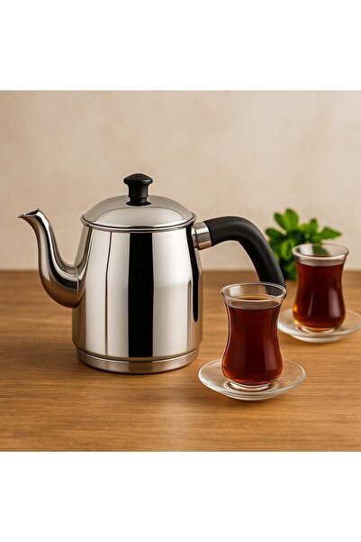 KAMPANYALI 1 No Çelik Kahveci Demlik 1.3 Lt | Çelik Çay ve Kahve Demliği | Ko...