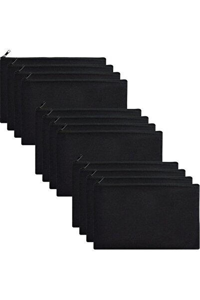 Choice 21x12cm-6Packs Black 6Pack/12Pack White/Black Canvas Tote Bag for DIY ...
