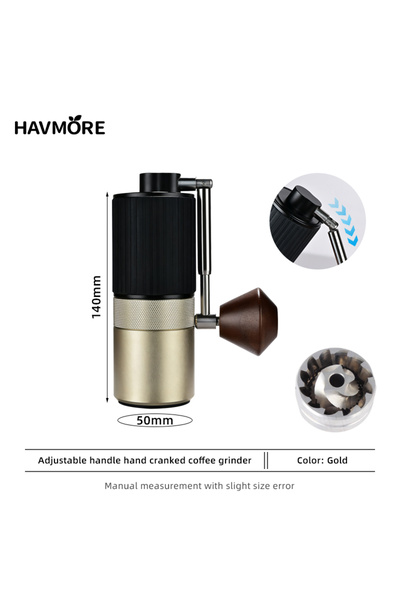 Choice Foldable style Folding Precision SUS420 Core Coffee Bean Grinder Porta...