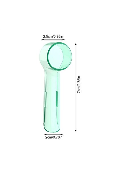 Choice Green Toothbrush Dustproof Covers Caps Compatible with Braun Oral B El...