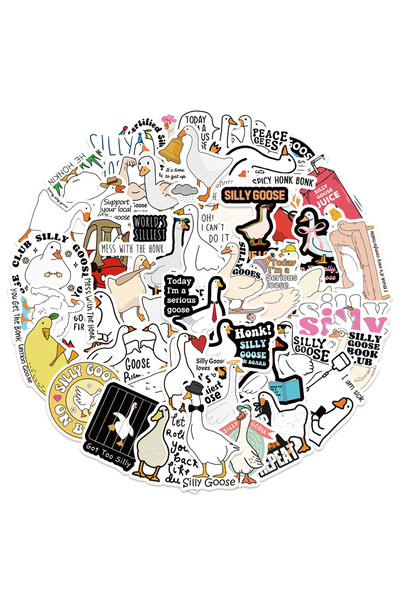Choice 50pcs 50Pcs Silly Goose Stickers, Certified Silly Goose Sticker, Funny...