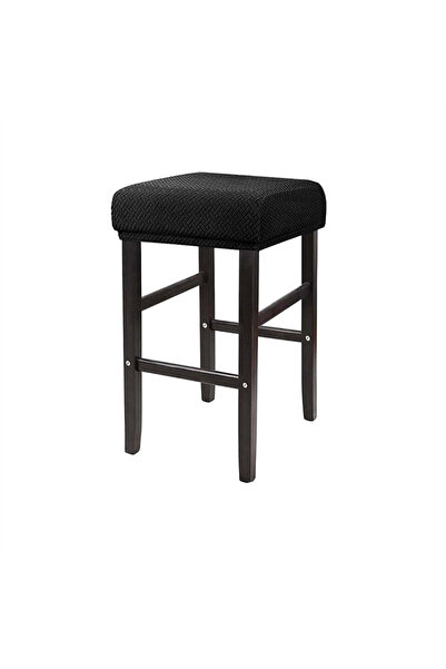 Choice 1pc chair cover A5 1pc Square Stool Chair Cover Jacquard Elastic Anti-...