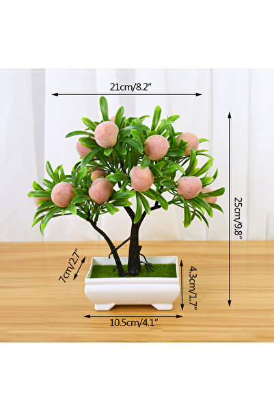 Choice F09 Artificial Plastic Plants Bonsai Small Tree Pot Fake Plant Flowers...