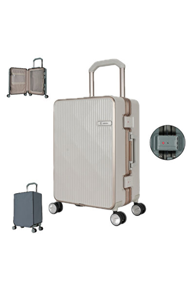 Assoda 20-inch airplane cabin bag, shatterproof with snap lock