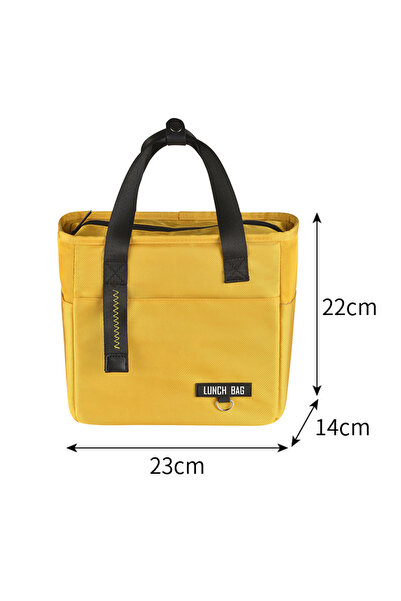 Choice Small yellow 1pcs Insulated Handheld Lunch Bag Large Capacity Waterpro...