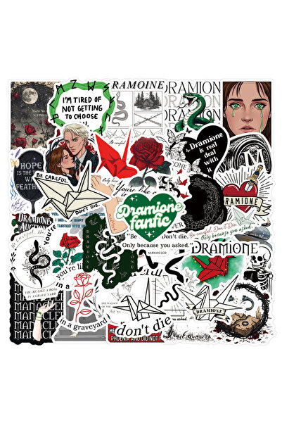 Choice مجموعة ملصقات كرتونية متعددة الألوان (50 قطعة) للهواتف، أجهزة الكمبيوت...