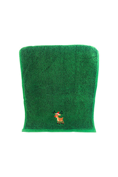 Choice green Christmas Towel Cartoon Santa Snowman Elk Embroidery Towel Absor...