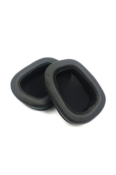 Choice غطاء أذن من الجلد الأسود مناسب لسماعات Logitech G933 و G633، غطاء إسفن...