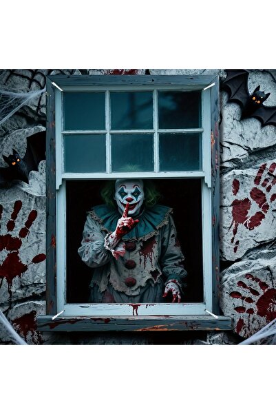 Choice 80X120cm MULTI 1 Halloween party banner - Horror Carnival Clown and Bl...