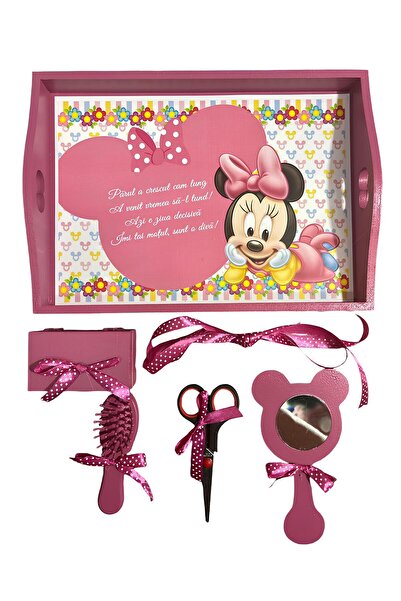 Inovius 6 Piece Cake Tray - Baby Minnie - TPT53 Dark Pink