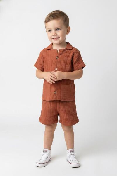 MiaBaby Muslin Jacket Set