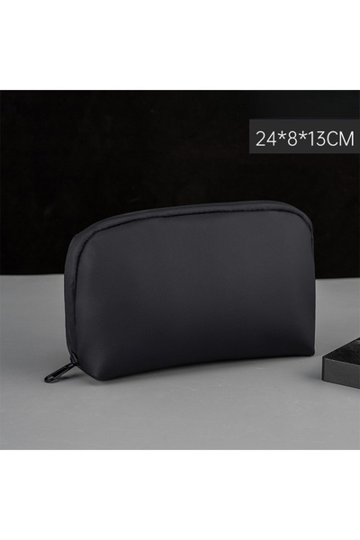 Choice حقيبة تنظيم كابلات عصرية سوداء متعددة الوظائف ذات سعة كبيرة ومتعددة ال...