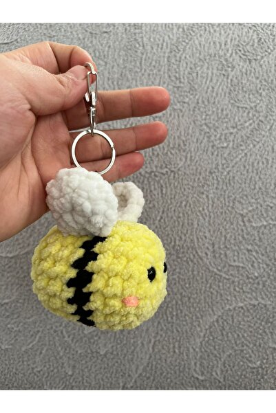 modtafi Amigurumi Oyuncak ARI Anahtarlık / Çanta Süsü