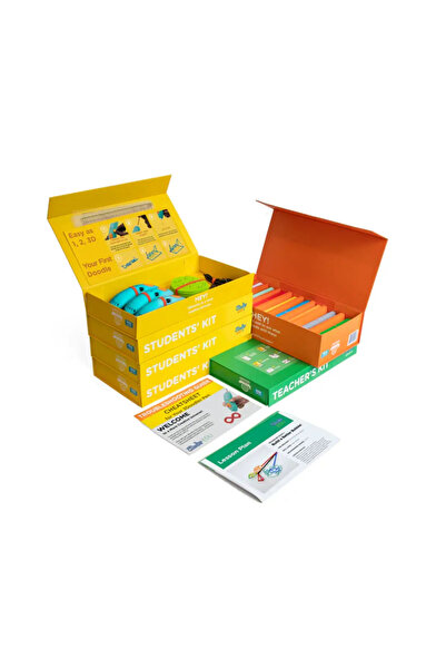 3Doodler EDU Start+ 3D Kalem Sınıf Öğrenme Seti - 12 li Set