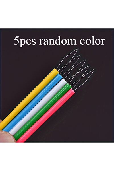Choice 5pcs random color 5-piece essential plastic threading tool set for sew...