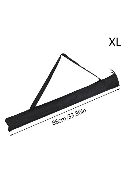 Choice حقيبة تخزين مظلة قابلة للطي من قماش أكسفورد أسود، مزودة بحزام كتف، وحق...