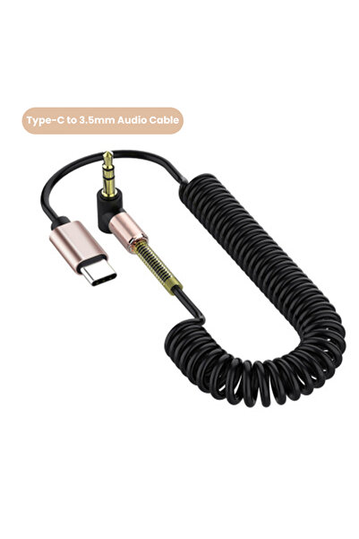 Choice Type C to 3.5mm Retractable USB C to 3.5mm Jack Audio Cable Headphone ...