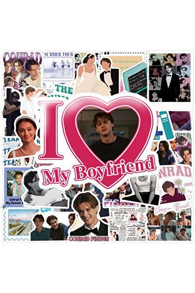 Choice ملصقات متعددة الألوان (55 قطعة) من مسلسل "الصيف الذي أصبحت فيه جميلة" ...