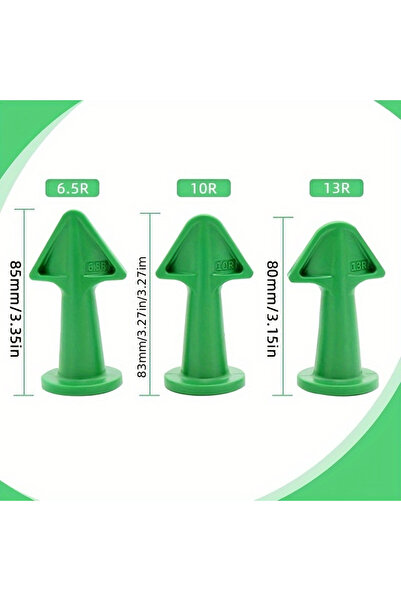 Choice 3pcs Scraper 3pcs Silicone Sealant Filler Nozzle Applicator and Scrape...