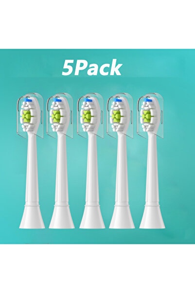 Choice 5White 5Black 5-20pcs Replacement Toothbrush Heads Compatible with Ele...