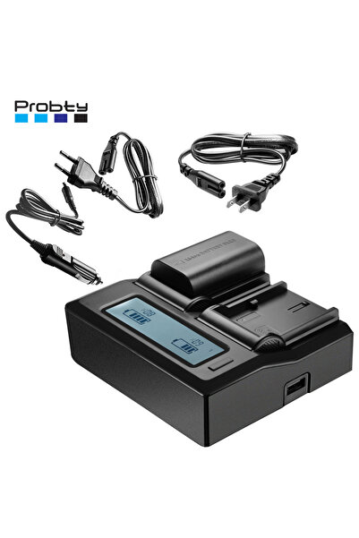 Choice1 probty EU 2 Slots Battery Charger LP-E6NH LP-E6N LP-E6 For Canon EOS ...