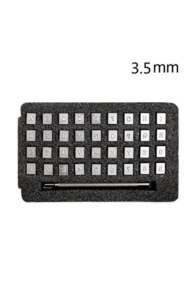 Choice طقم ختم حروف وأرقام فولاذي 3.5 مم، قطعة واحدة، 36 قطعة، أداة نقش وطباع...