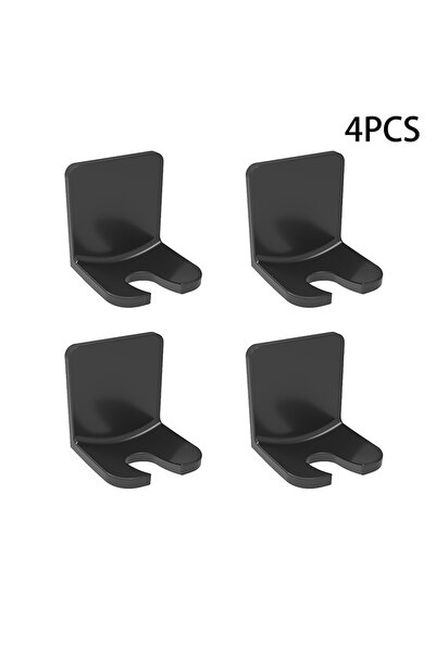 Choice Black 4pcs Toothbrush Rack Dustproof Wall Mounted Electric Toothbrush ...