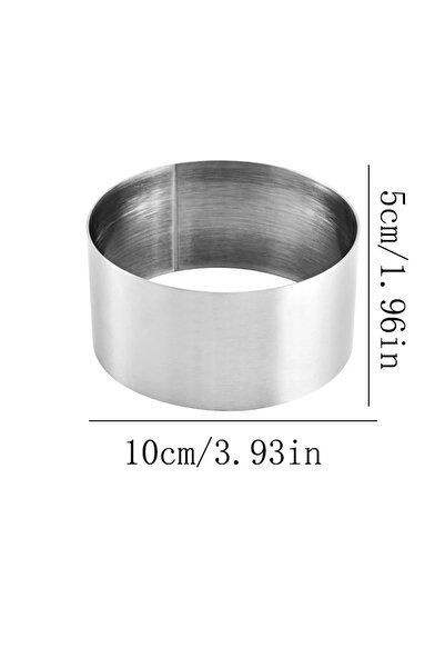 Choice Round Extra-large size Cake Ring Mold Round Shape Stainless Steel Reus...