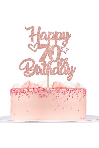 Choice MULTI 1 PC Happy 70th Birthday Cake Topper Happy Birthday Cake Decorat...