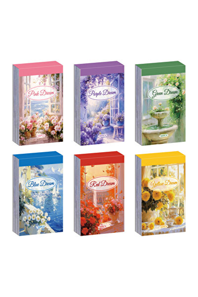 Choice 6 Sets 300 Pcs Washi Stickers Set Colorful Dreams Sticker Book for Jou...