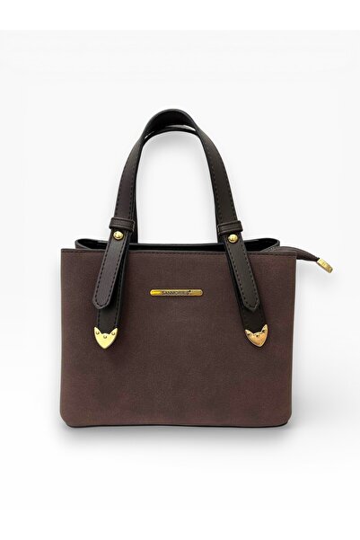 Sanmorris Women's 4 Compartment Simple Stylish Shoulder and Hand Bag with Gol...