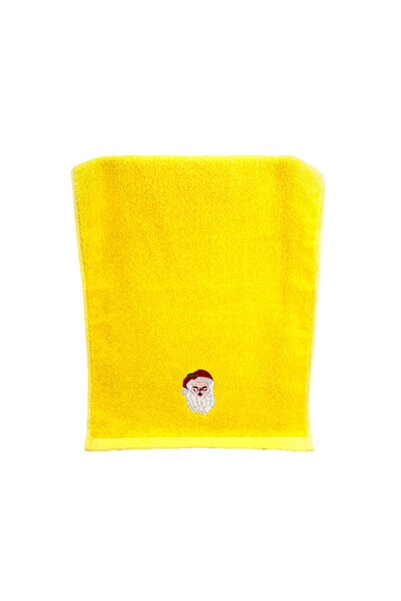 Choice yellow Christmas Towel Cartoon Santa Snowman Elk Embroidery Towel Abso...