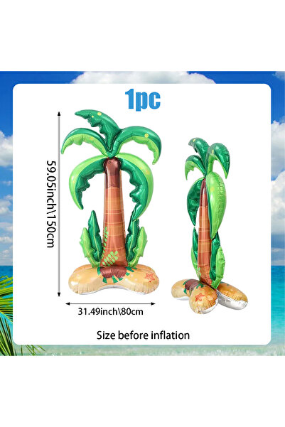 Choice Other Other green 1pc Extra Large Size Aluminum Foil Coconut Tree Shap...
